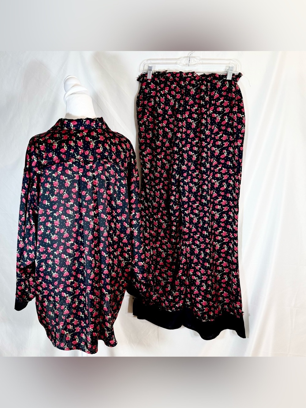 Intimately Free People “Dreamy Days Satin Like Pajama Set Size XS - Picture 8 of 16